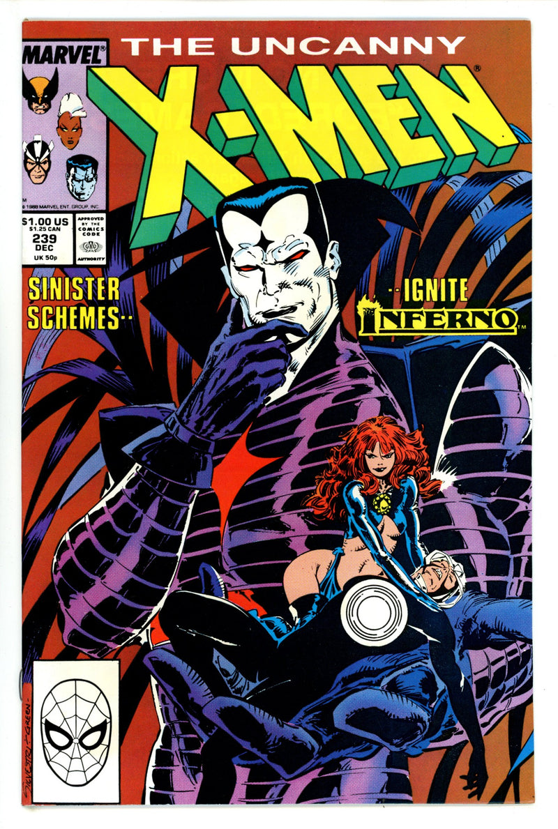 The Uncanny X-Men Vol 1 239 VF+ (8.5) (1988) 