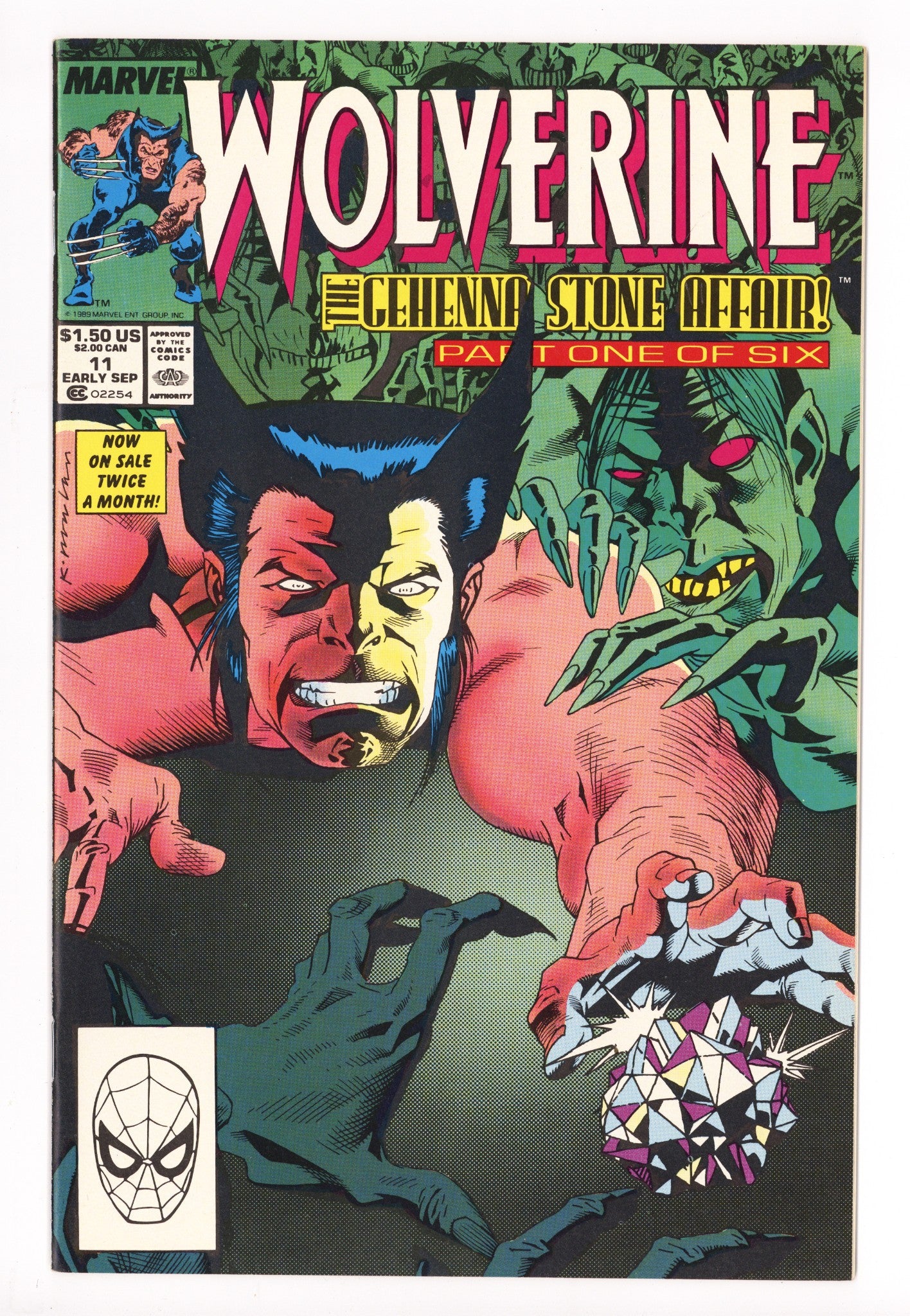 Wolverine Vol 2 11 High Grade (1989) 