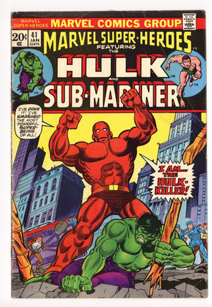 Marvel Super-Heroes Vol 1 41 Very Low Grade (1974) 