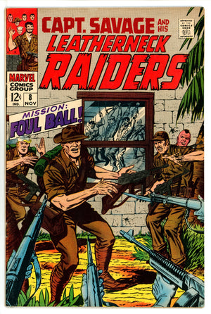 Capt. Savage and His Leatherneck Raiders 8 FN (6.0) (1968) 