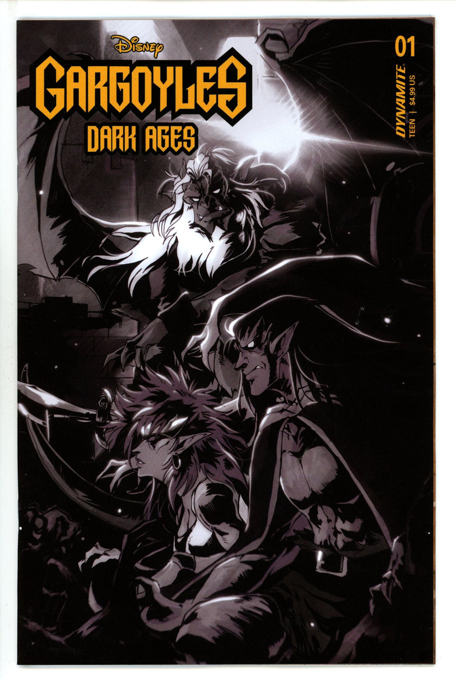 Gargoyles Dark Ages 1 Danino B&W Incentive Variant (2023)