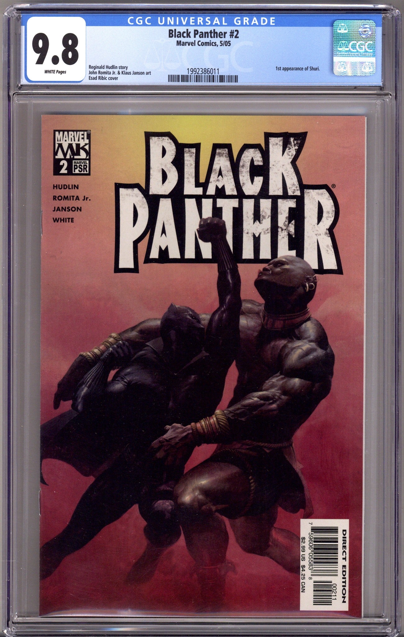 Black Panther Vol 4 2 CGC 9.8 (NM/M) (2005) 