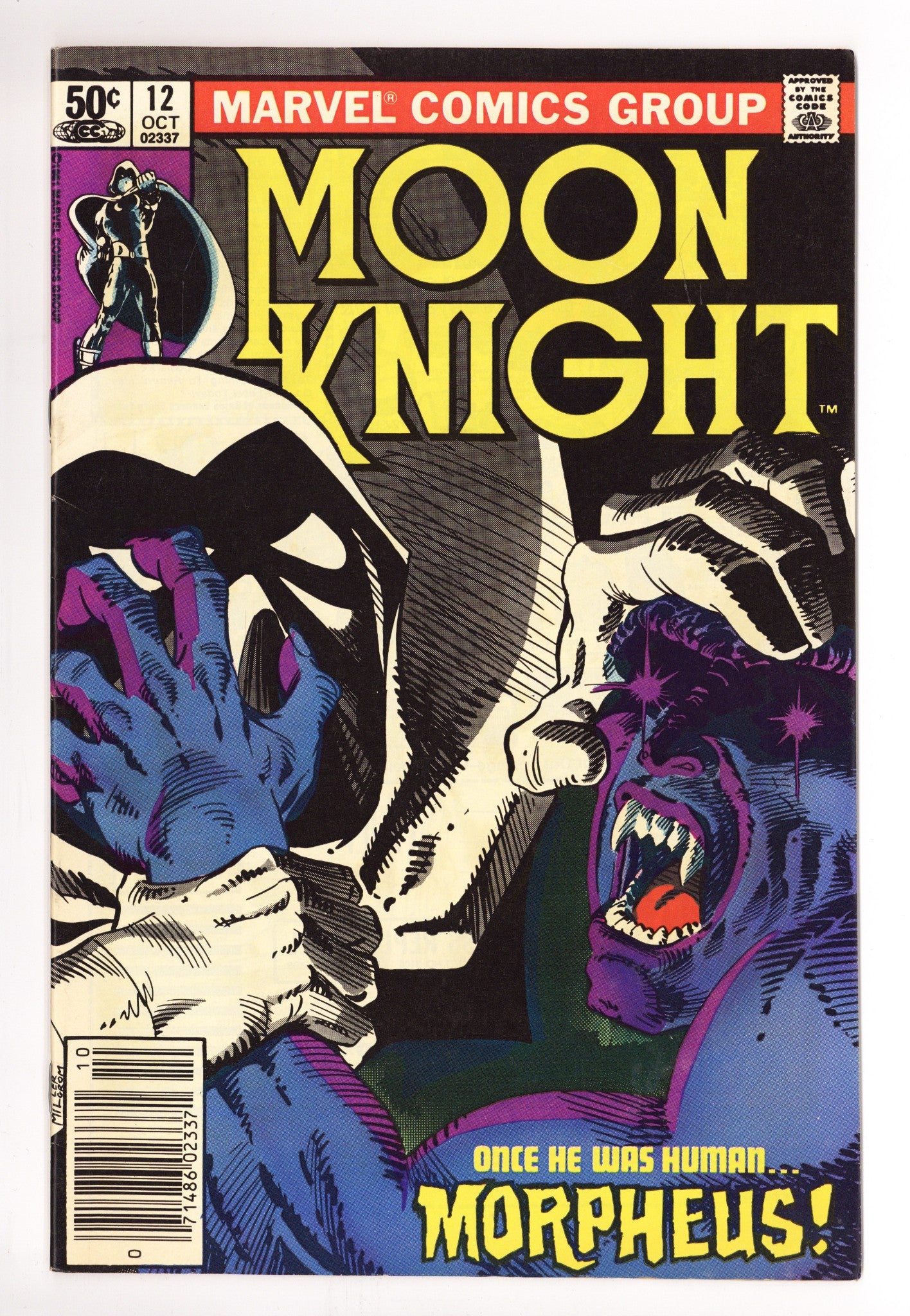 Moon Knight Vol 1 12 Mid Grade (1981) Newsstand 