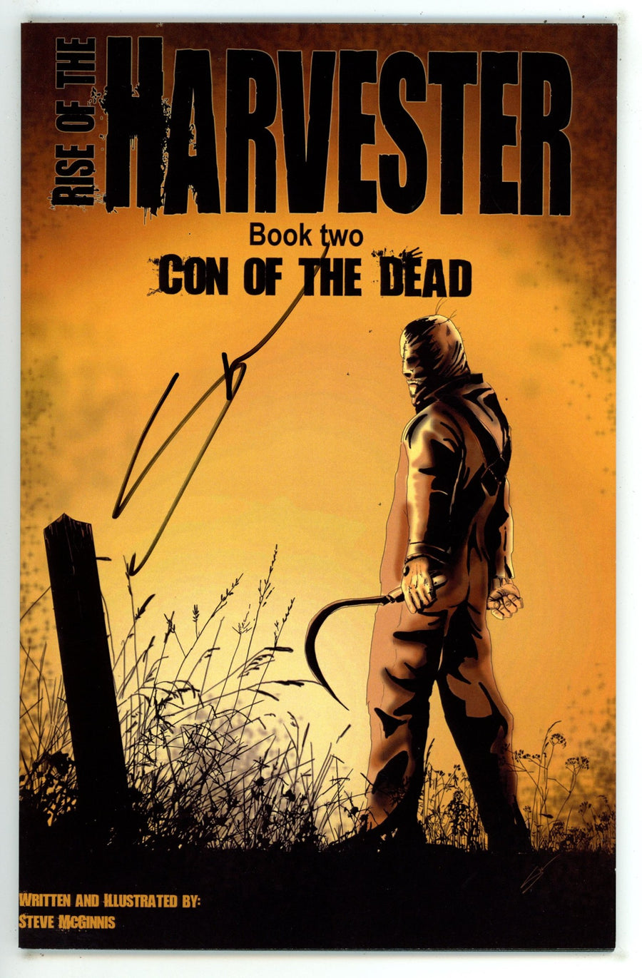 Rise of the Harvester 2 VF/NM (9.0) (2019) Signed x1 Cover Steve McGinnis 