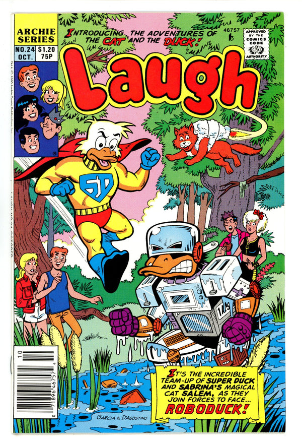 Laugh Vol 2 24 VF (8.0) (1990) Canadian Price Variant