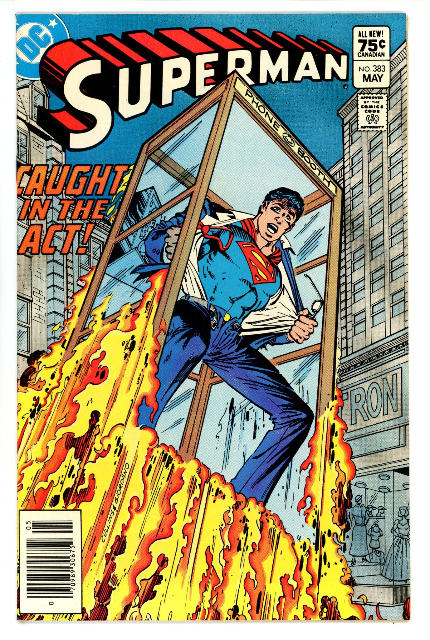 Superman Vol 1 383 Canadian Variant FN- (1983)