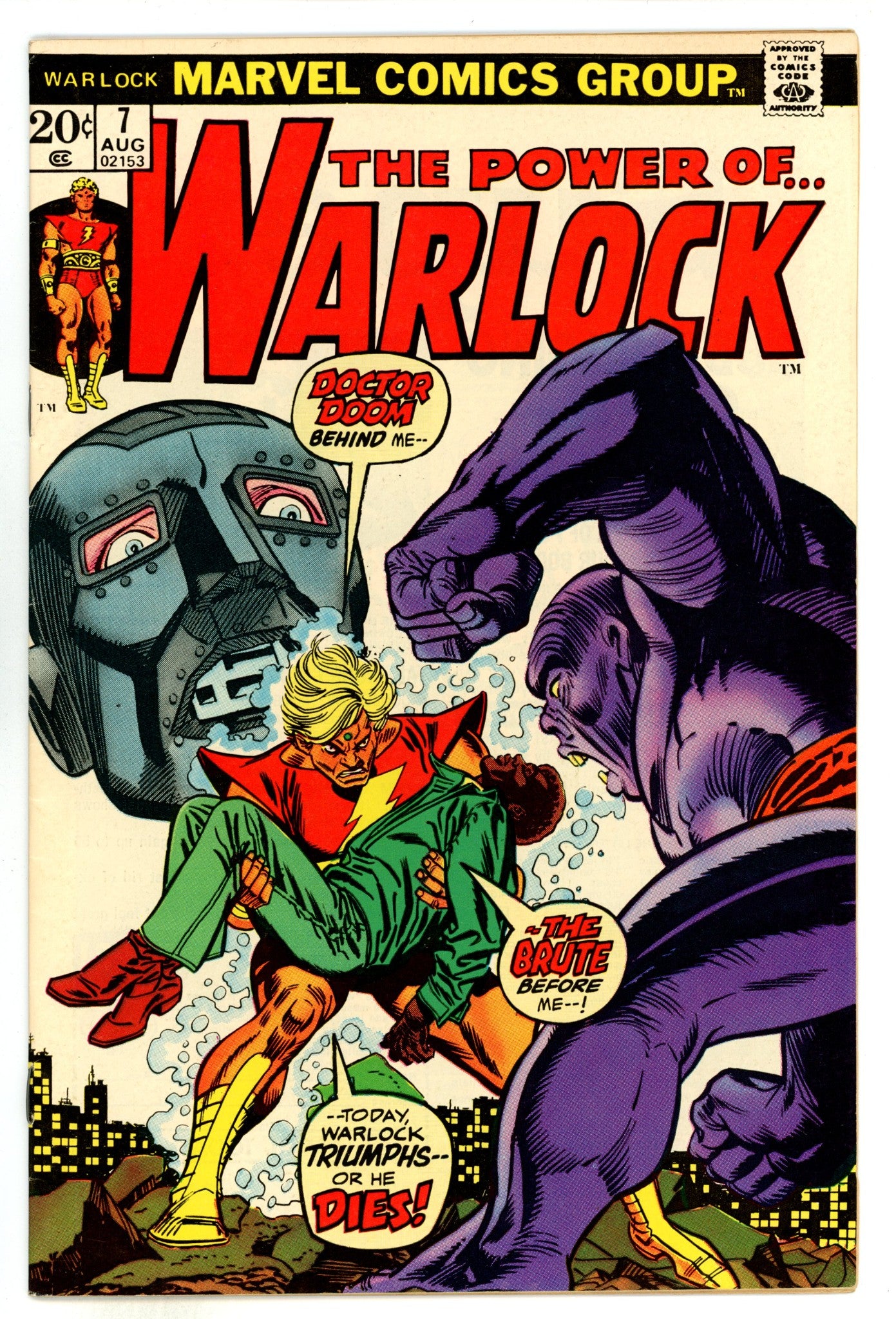 Warlock Vol 1 7 VF- (7.5) (1973) 