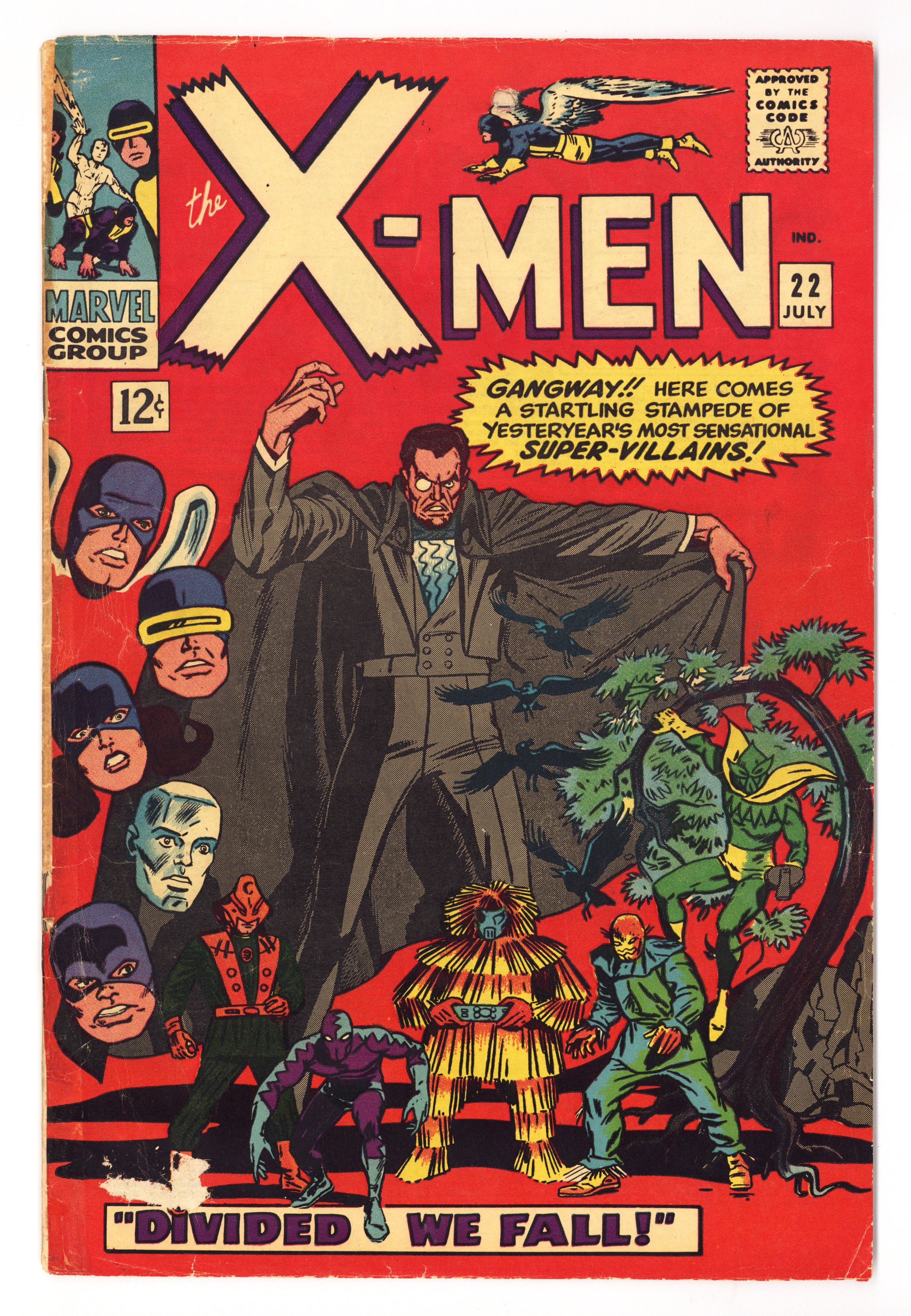 The X-Men Vol 1 22  PR (0.5) Back Cover Missing, Incomplete  (1966)        
