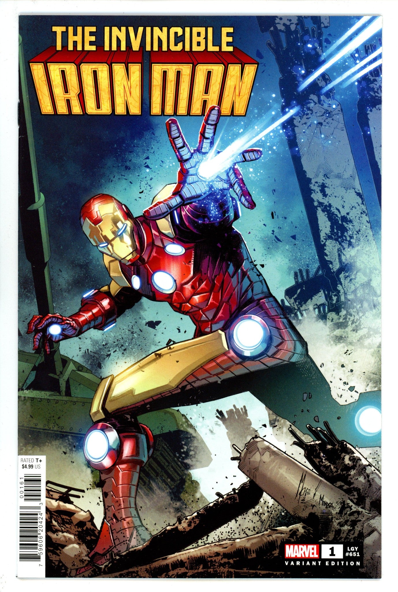 Invincible Iron Man Vol 4 1 (651) High Grade (2023) Checchetto Variant 