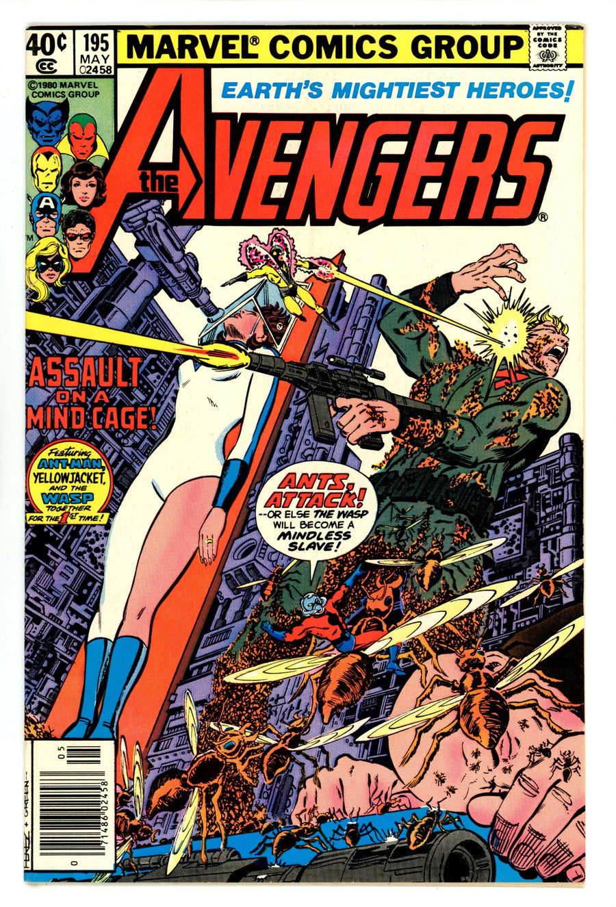 The Avengers Vol 1 195  VF- (7.5)   (1980)     Newsstand  