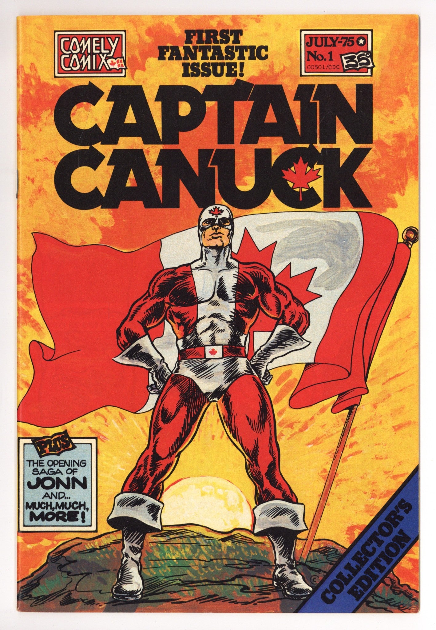Captain Canuck Vol 1 1 VF (8.0) (1975) 