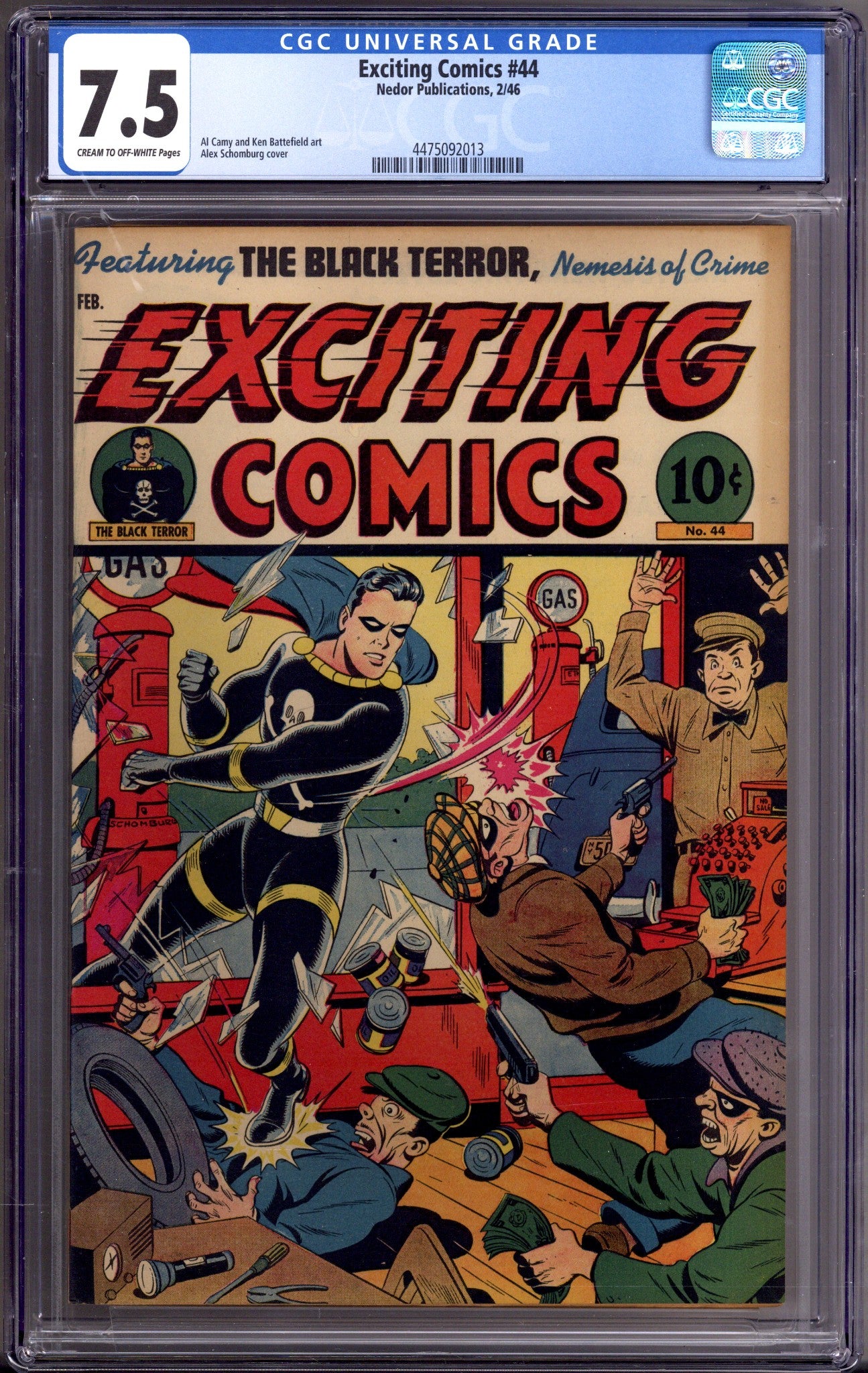 Exciting Comics 14 (44) CGC 7.5 (VF-) (1946) 