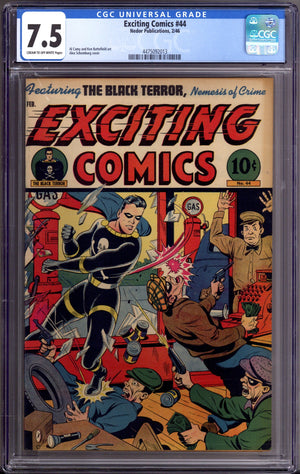 Exciting Comics 14 (44) CGC 7.5 (VF-) (1946)