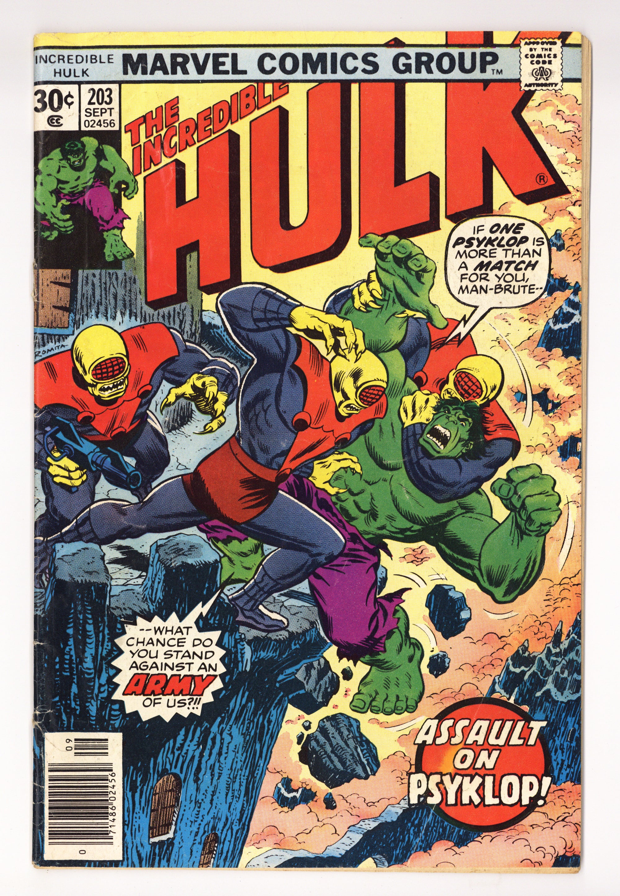 The Incredible Hulk Vol 1 203 Low Grade (1976) 