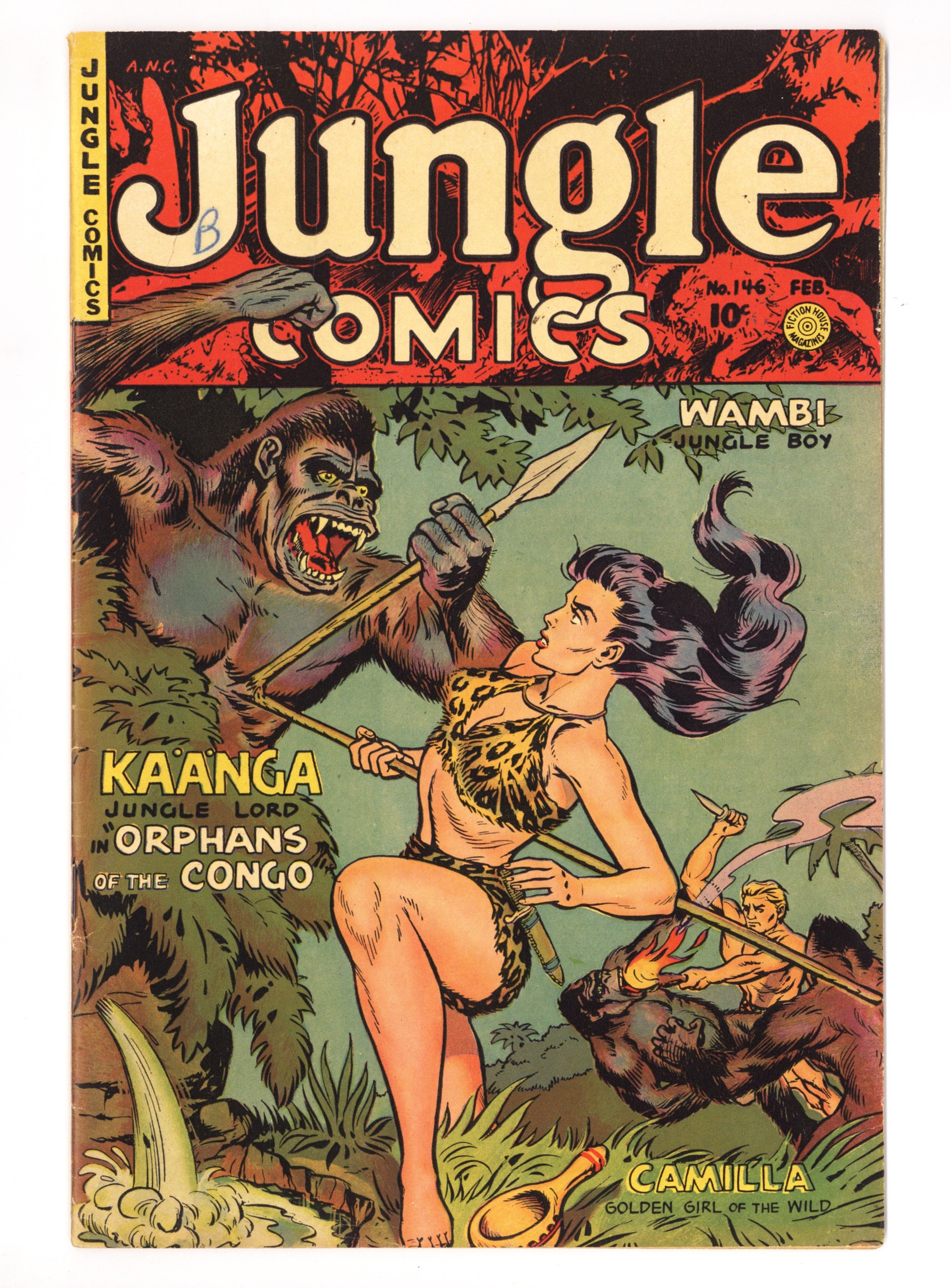 Jungle Comics 146 FN+ (6.5) (1952) 