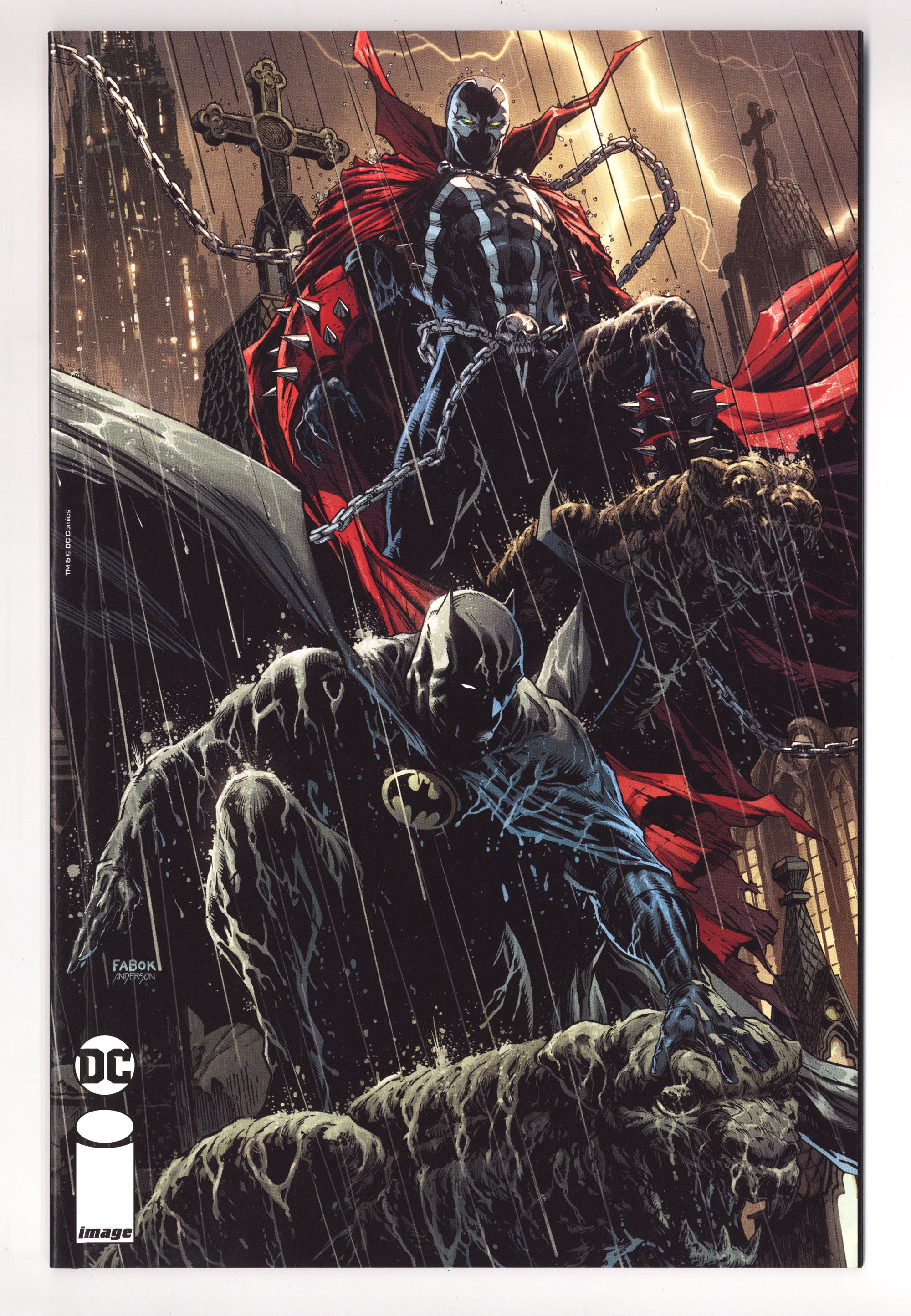 Batman / Spawn 1 High Grade (2023) Fabok Variant 