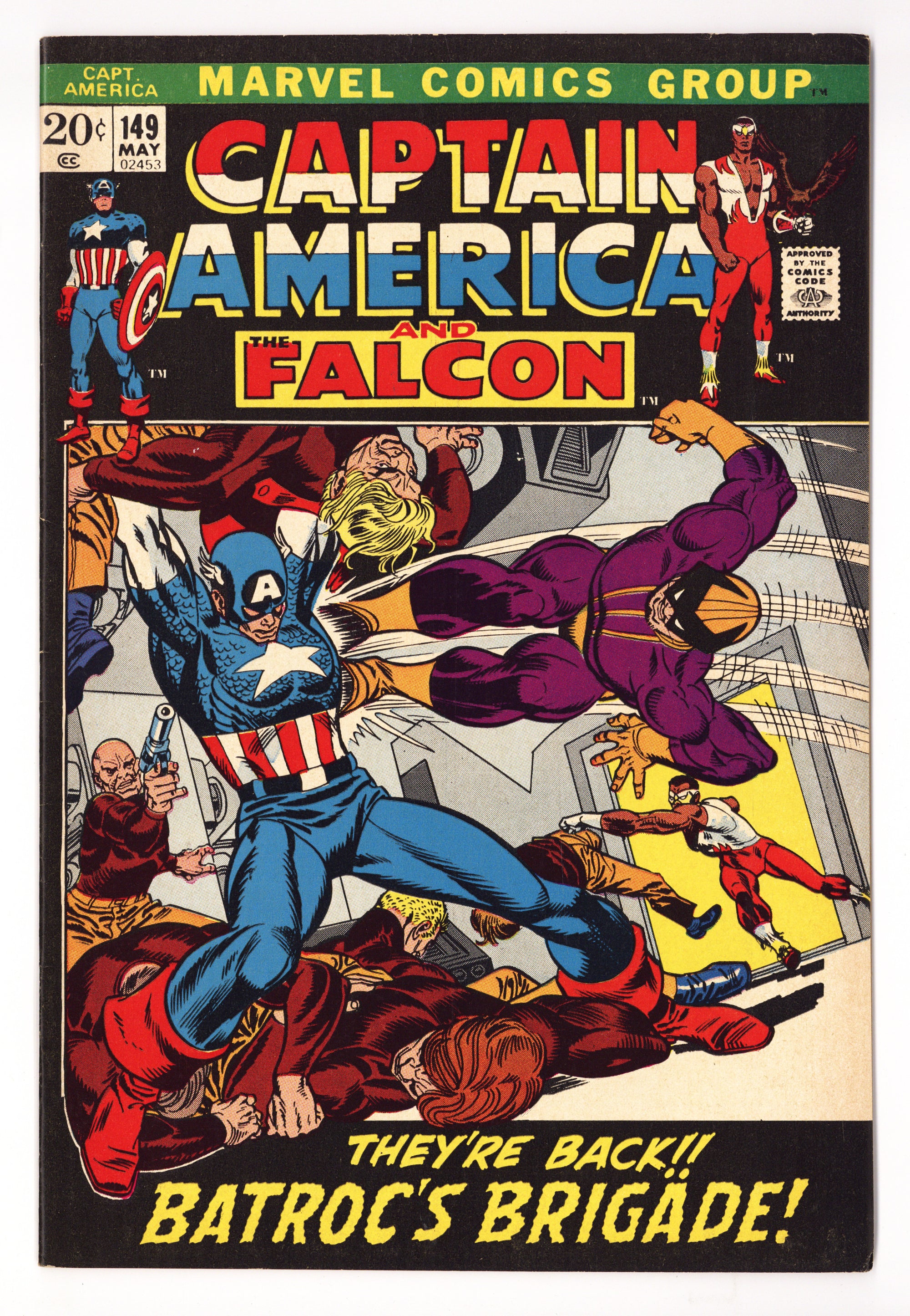 Captain America Vol 1 149  FN/VF (7.0)   (1972)        