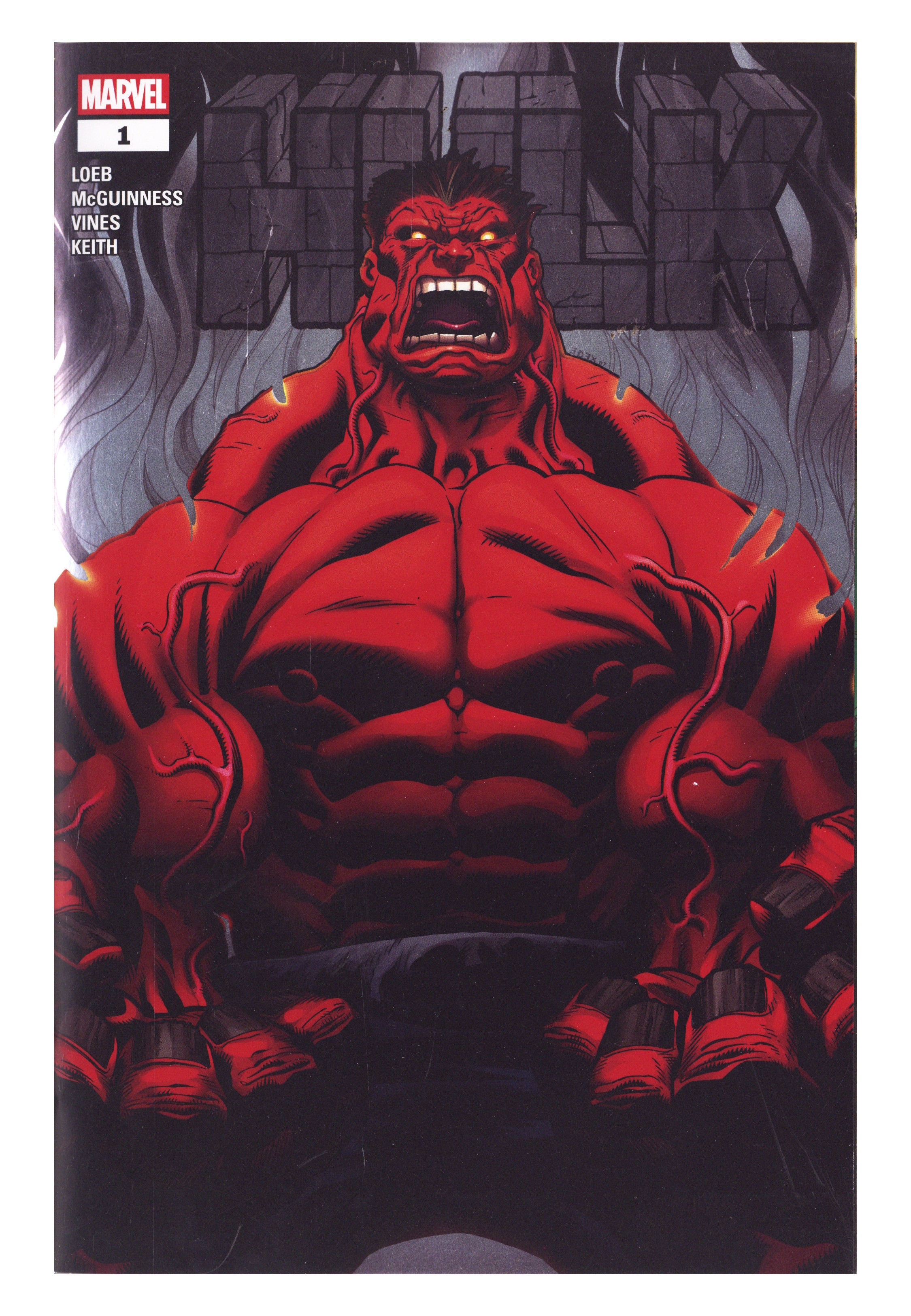 Hulk Reissue Vol 1 1 NM (9.4) /600 (2025) Silver Foil Whatnot Exclusive Variant 