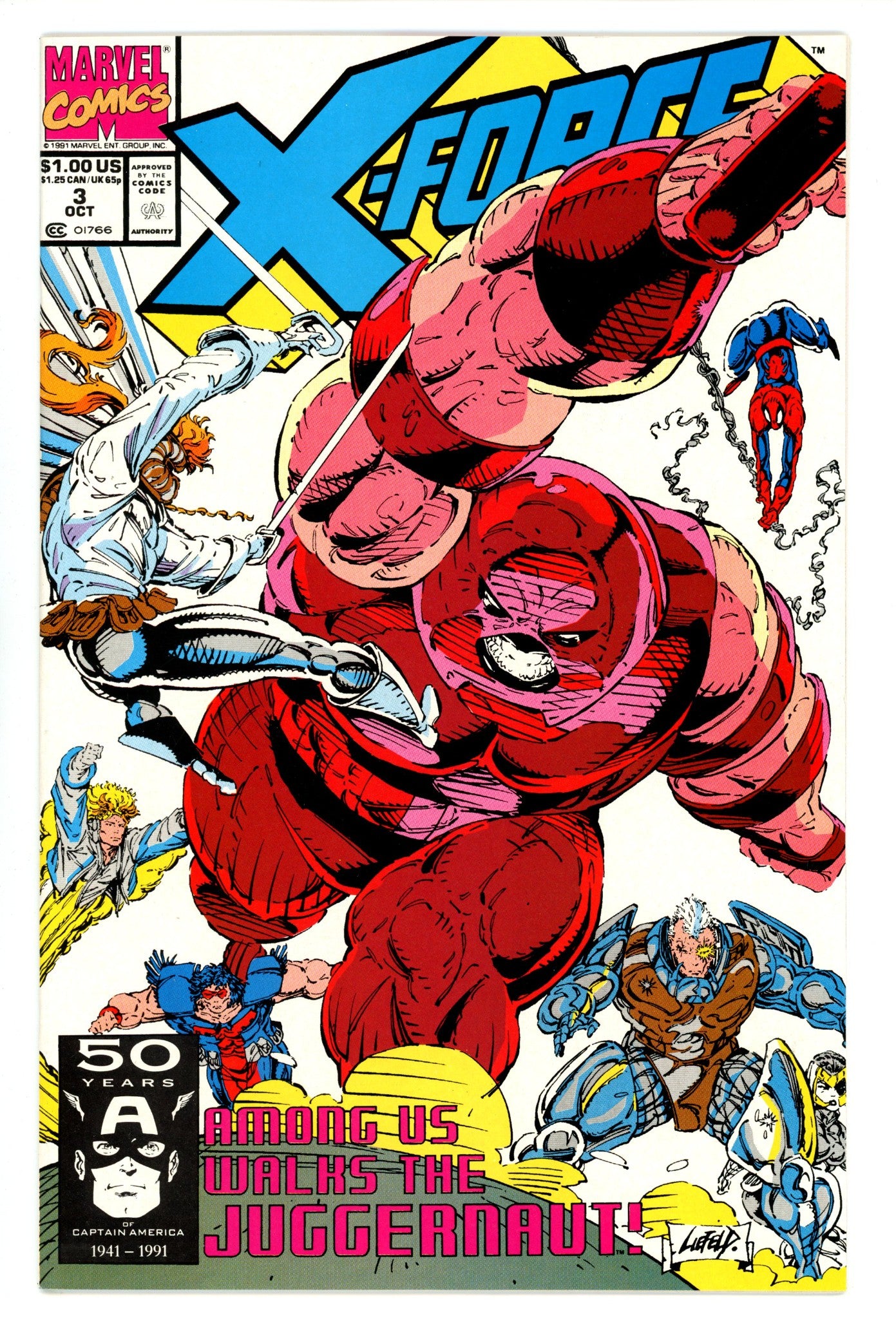 X-Force Vol 1 3 High Grade (1991) 