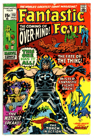 Fantastic Four Vol 1 113  VG- (3.5)   (1971)        