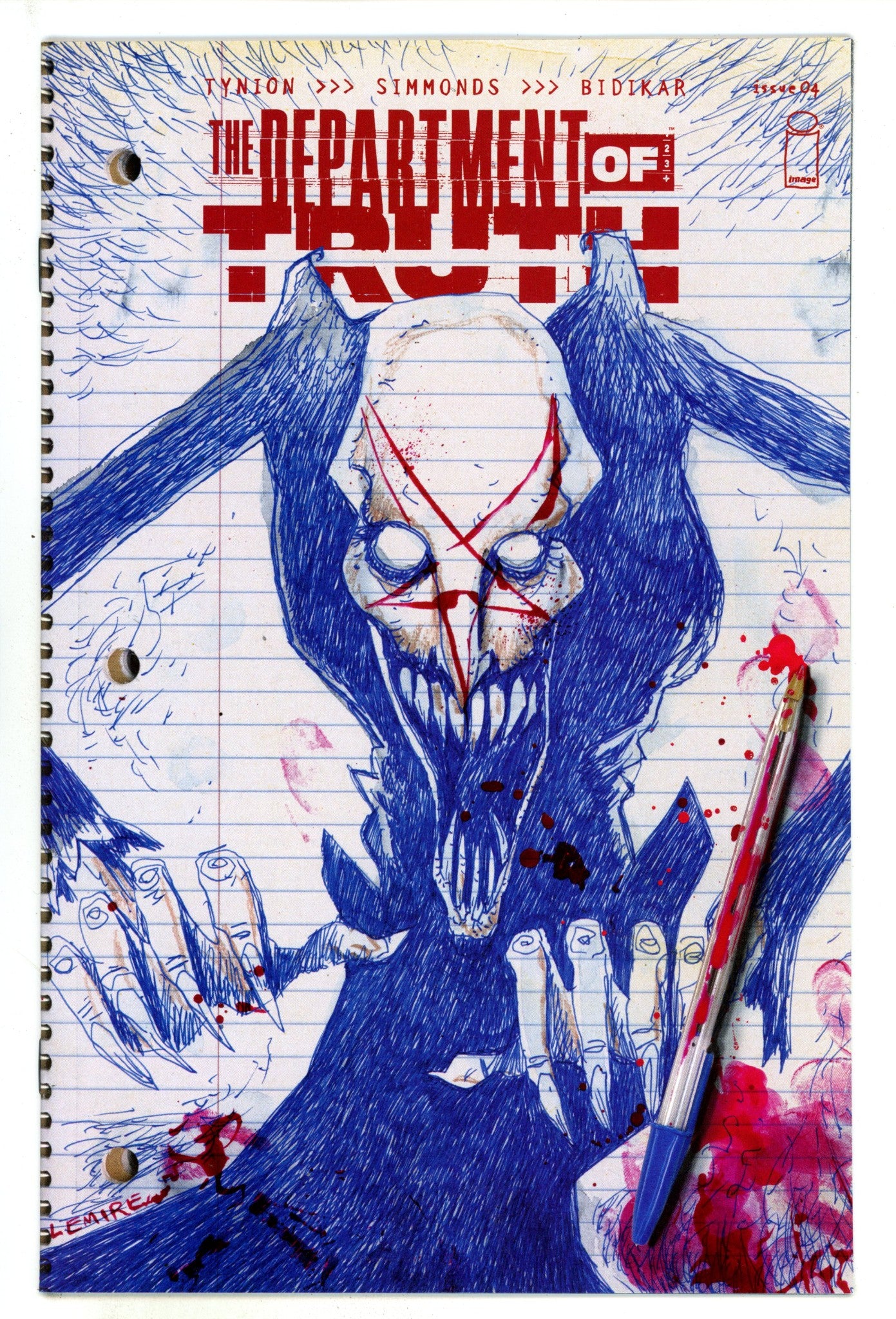 The Department of Truth 4 NM (9.4) (2020) Lemire Incentive Variant 