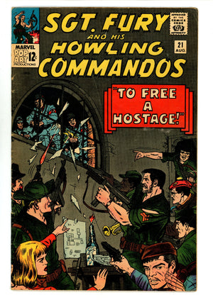 Sgt. Fury 21 VG/FN (5.0) (1965) 