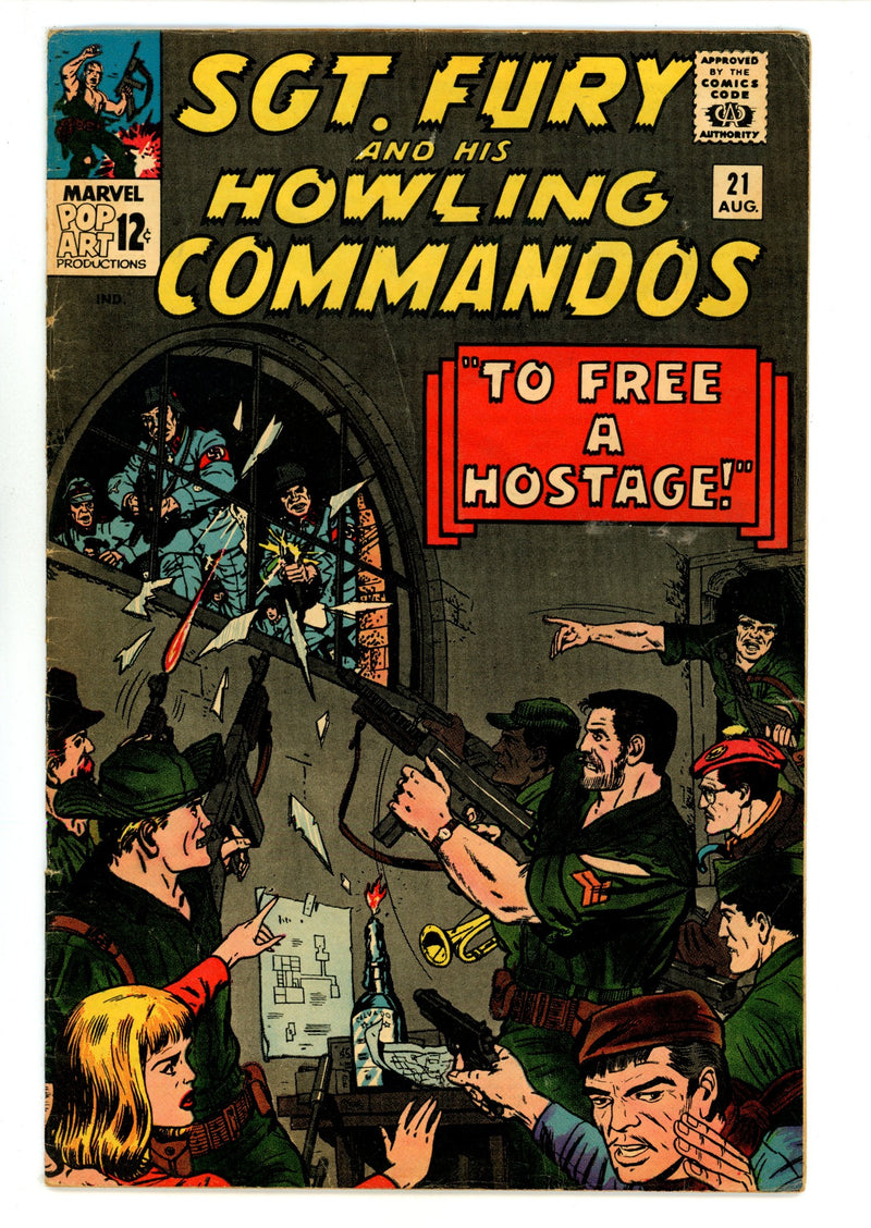 Sgt. Fury 21 VG/FN (5.0) (1965) 