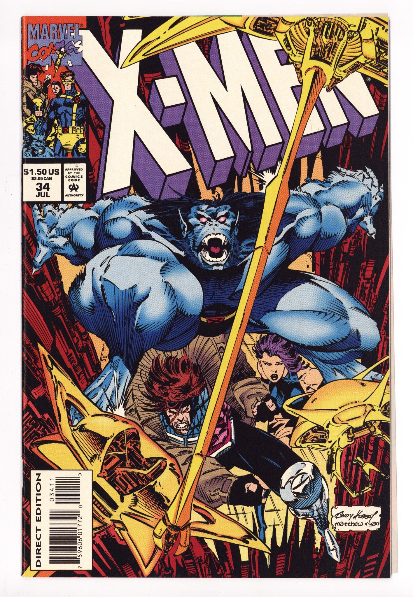 X-Men Vol 1 34 High Grade (1994) 