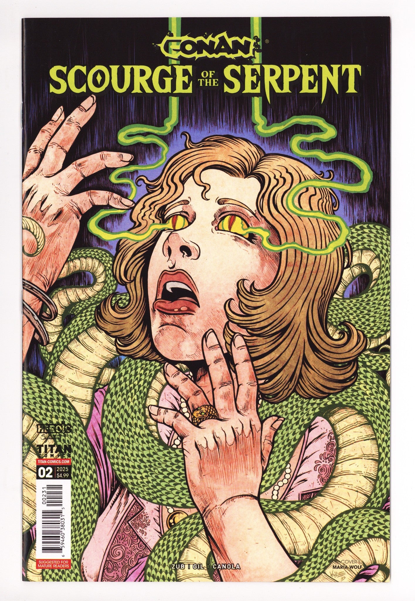 Conan The Barbarian Scourge Of The Serpent 2 Wolf Variant (2025)