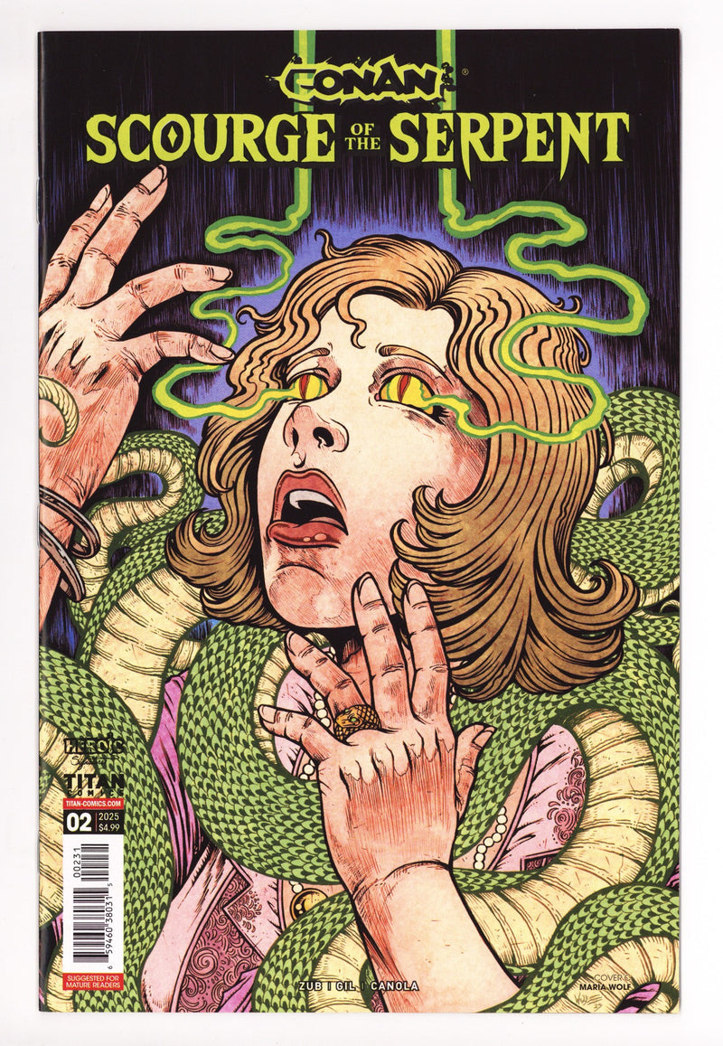 Conan The Barbarian Scourge Of The Serpent 2 Wolf Variant (2025)