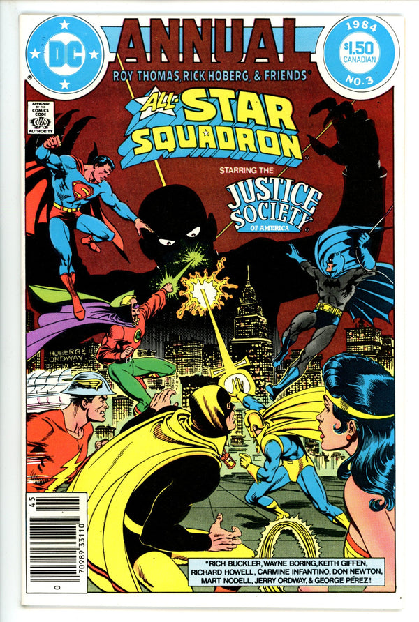 All-Star Squadron Annual 3 Canadian Price Variant NM- (9.2) (1984)