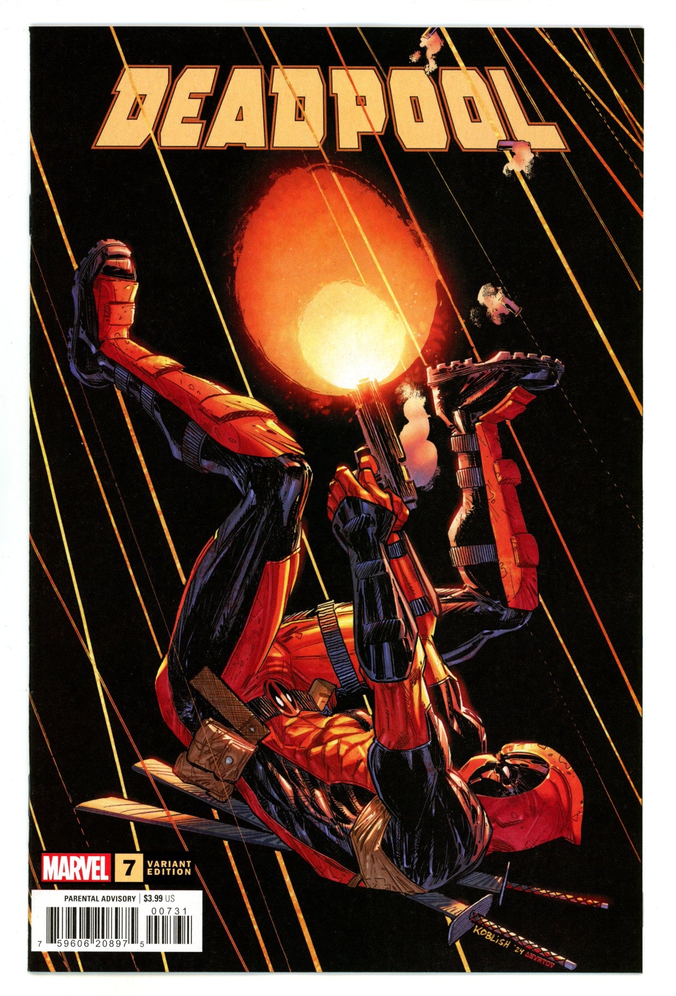Deadpool Vol 9 7 Koblish Variant (2024)