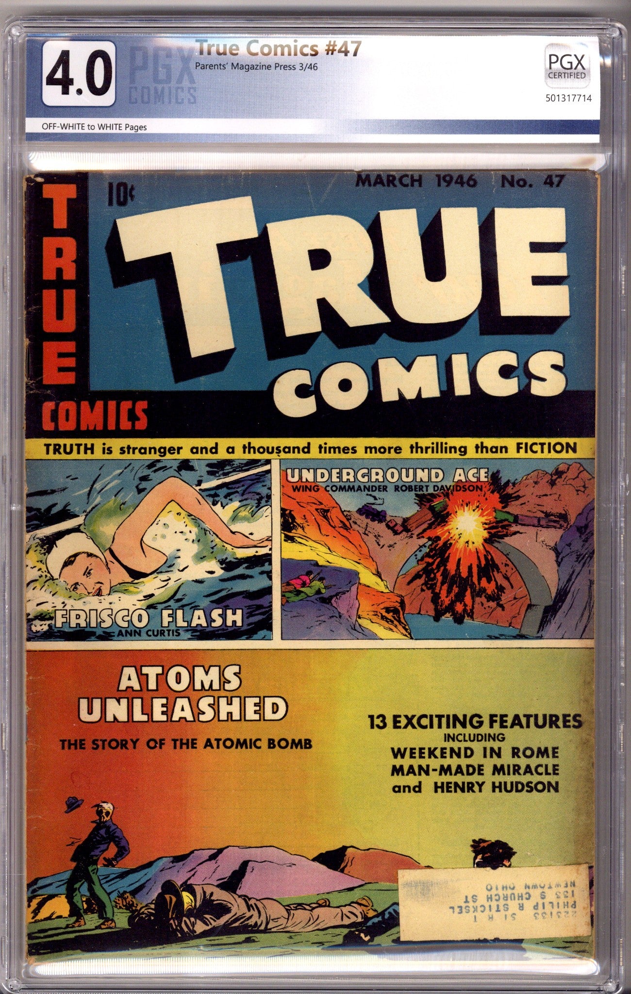 True Comics 47 PGX 4.0
