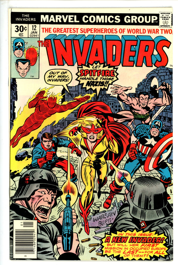 The Invaders Vol 1 12 VF- (1977)