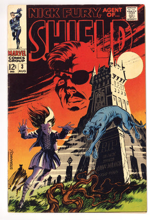 Nick Fury, Agent of SHIELD Vol 1 3 FN/VF (7.0) (1968)