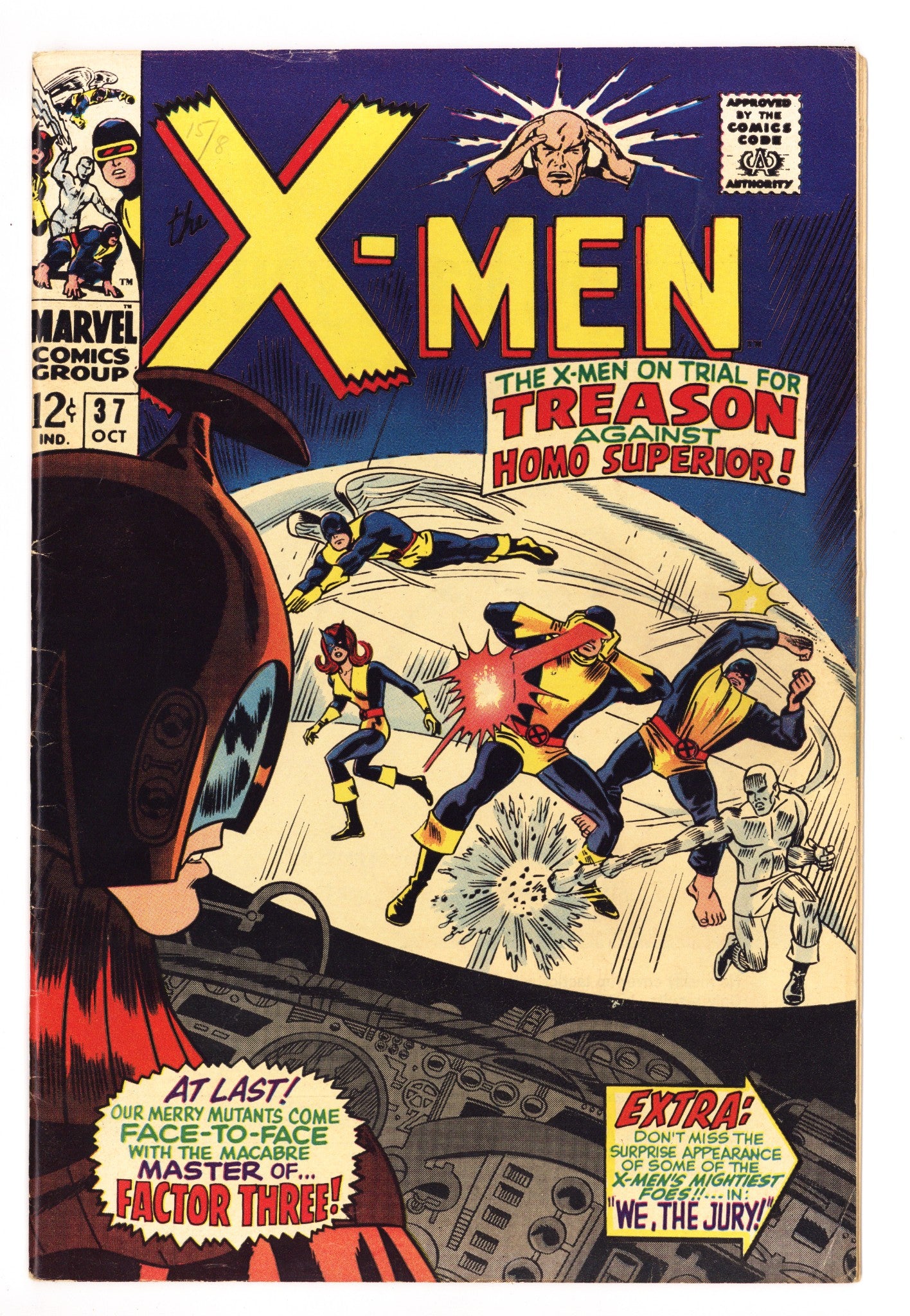 The X-Men Vol 1 37 FN/VF (7.0) (1967) 
