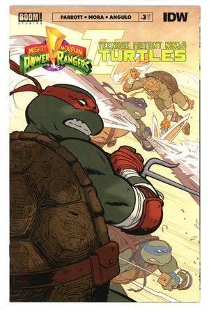 Mighty Morphin Power Rangers / Teenage Mutant Ninja Turtles II 3 High Grade (2023) Rivera Variant