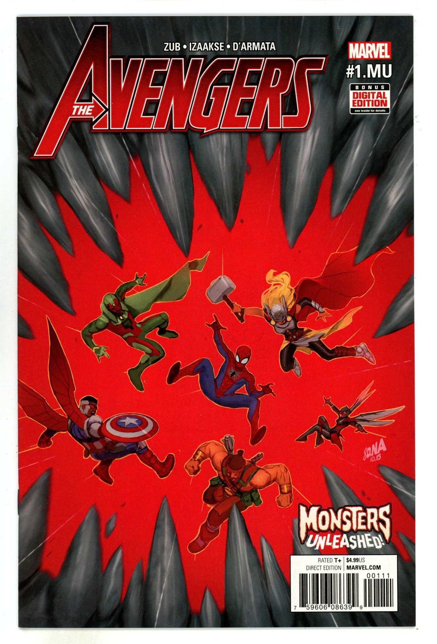Avengers Vol 7 1.MU High Grade (2017) 