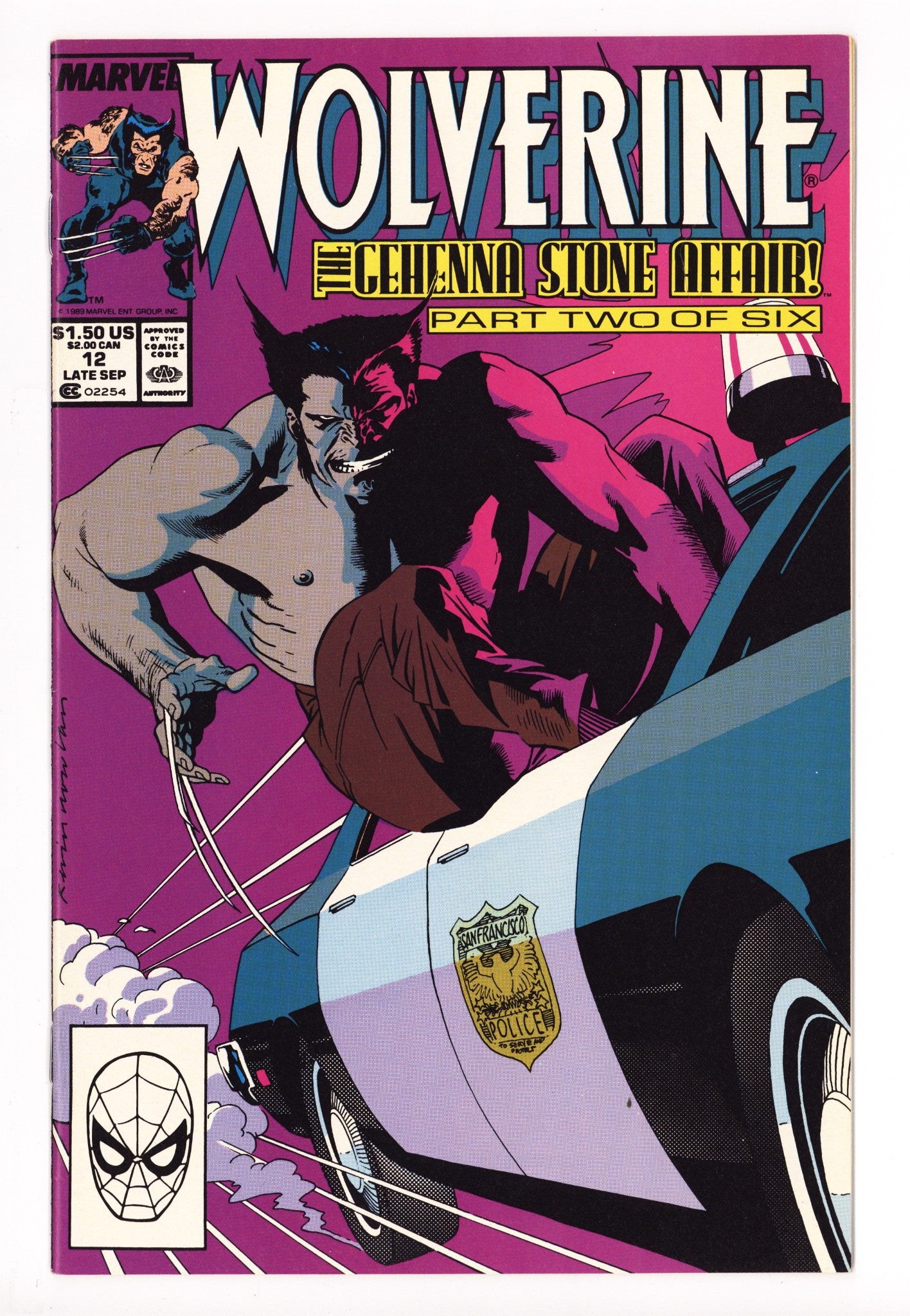 Wolverine Vol 2 12 High Grade (1989) 