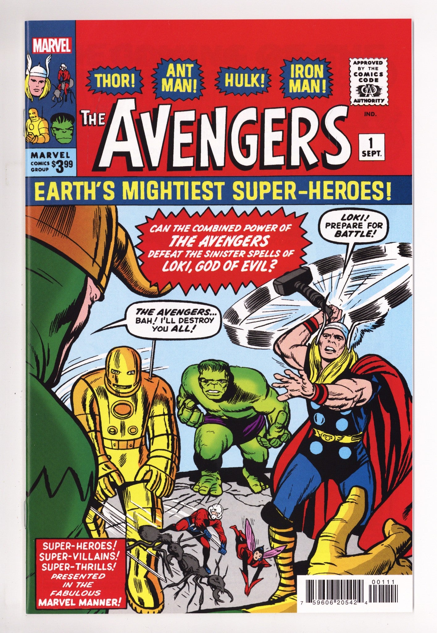 Avengers No. 1 Facsimile Edition   [nn]  High Grade   (2023)        