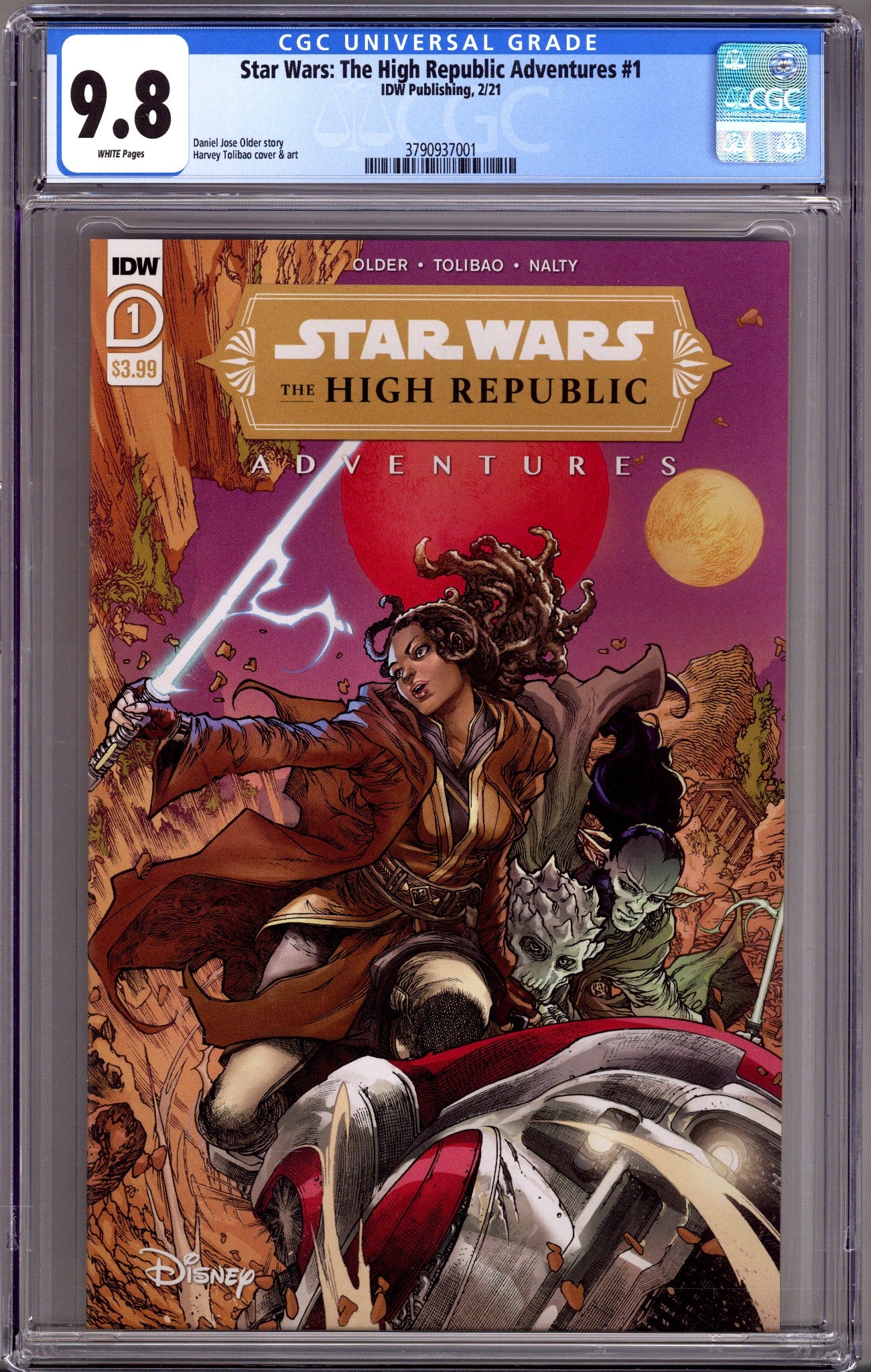 Star Wars: The High Republic Adventures 1 CGC 9.8 (NM/M) (2021) 
