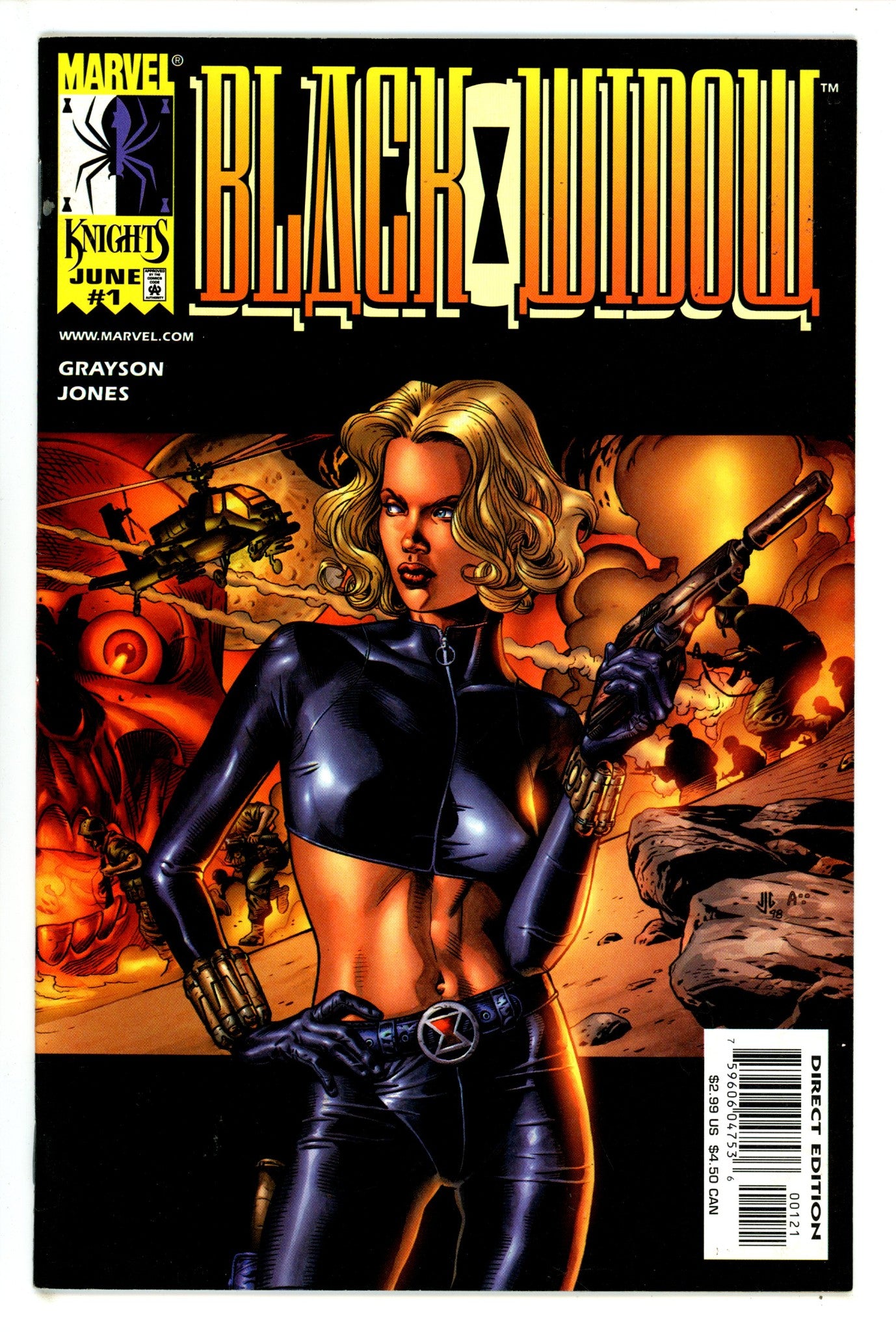 Black Widow Vol 1 1 Jones Variant VF (1999)