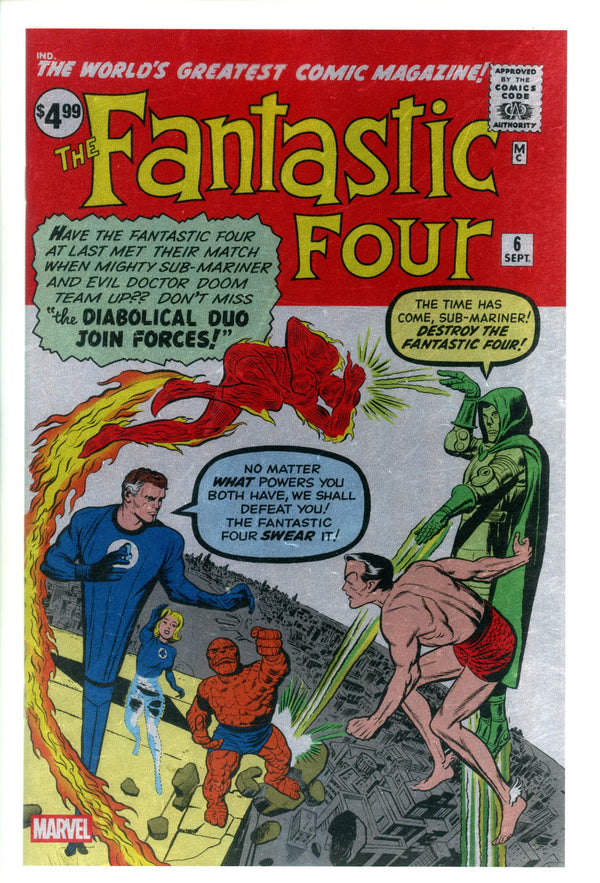 Fantastic Four Vol 1 6 Kirby Facsimile Foil Variant (2025)