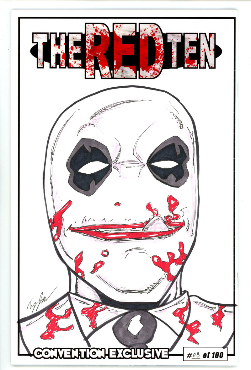 The Art of Red Ten 1 VF (8.0) (2012) Convention Variant Signed / Remarked x1 Cover 