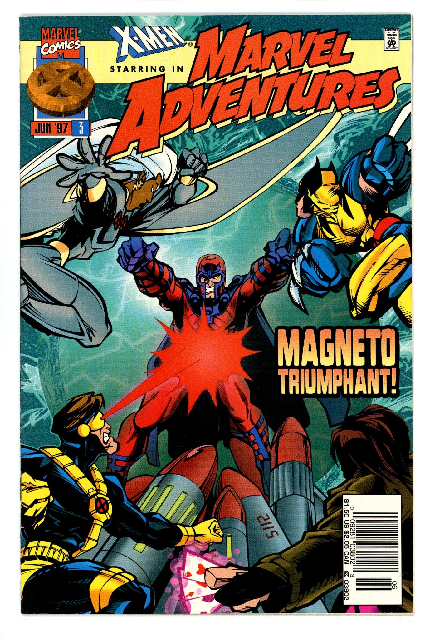 Marvel Adventures 3 VF (8.0) (1997) Newsstand 