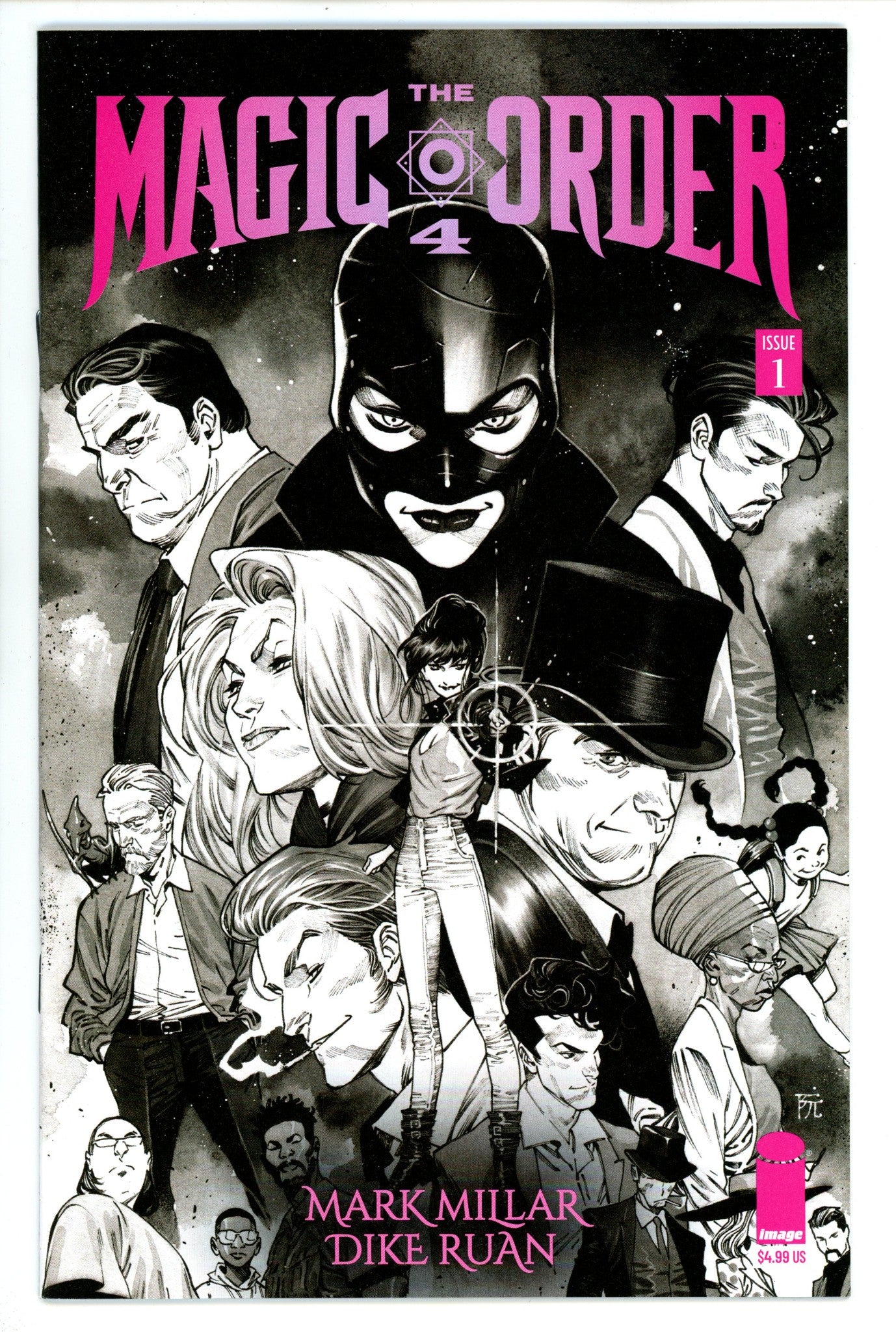 The Magic Order 4 1 High Grade (2023) Ruan B&W Variant 