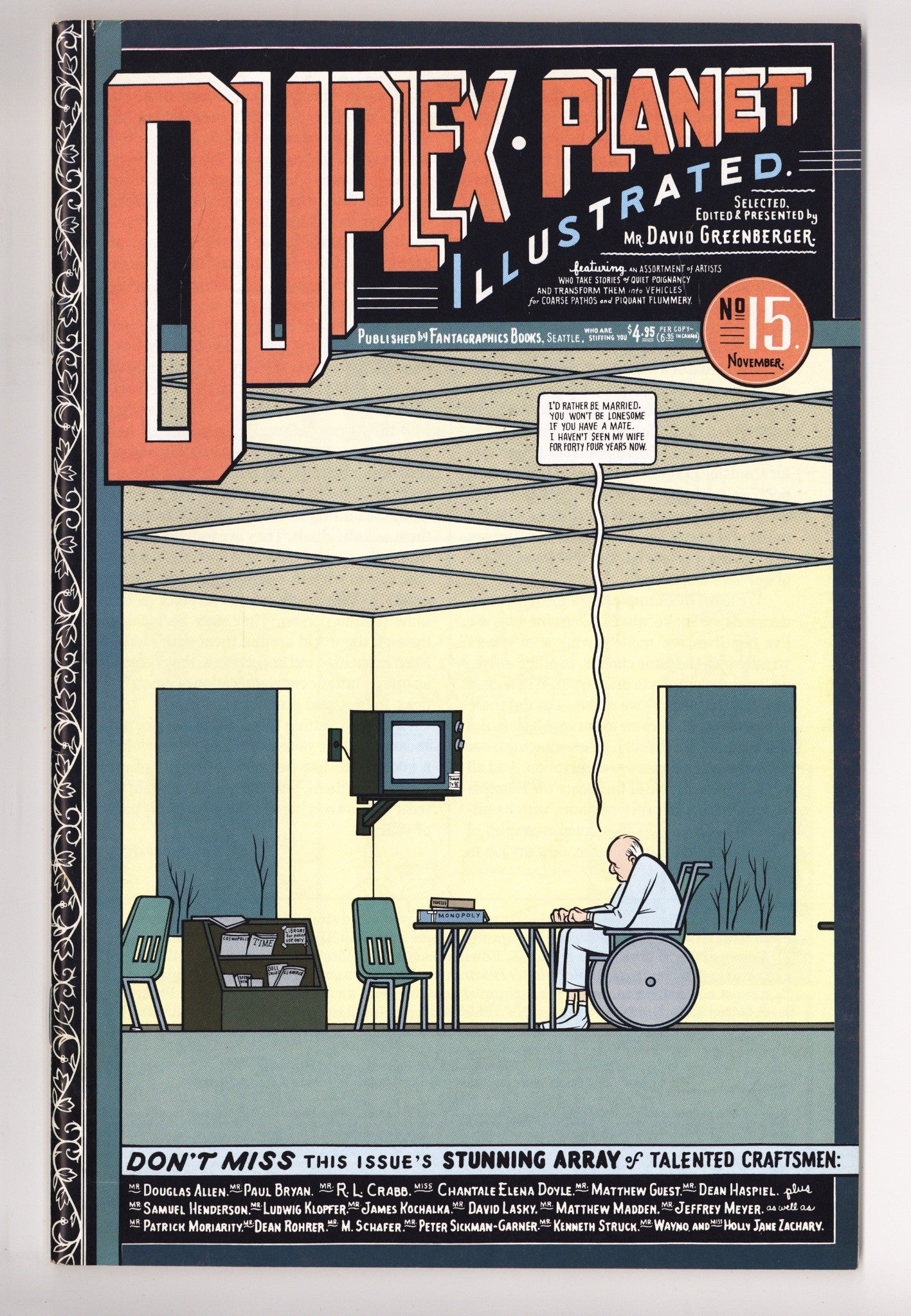 Duplex Planet Illustrated 15 Mid Grade (1996) 