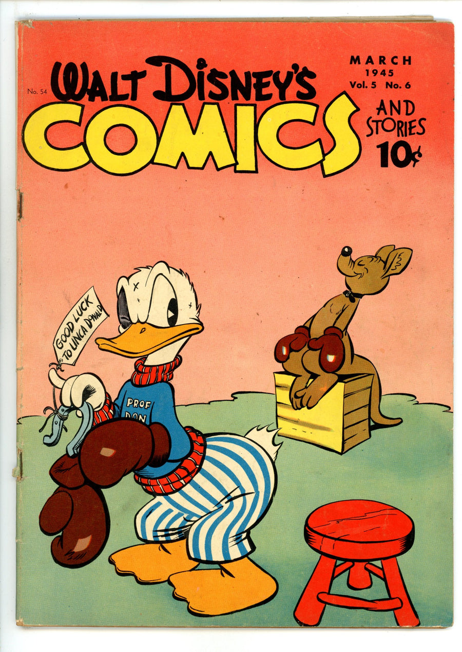 Walt Disney's Comics and Stories Vol 5 6 (54) VG/FN (5.0) (1945) 