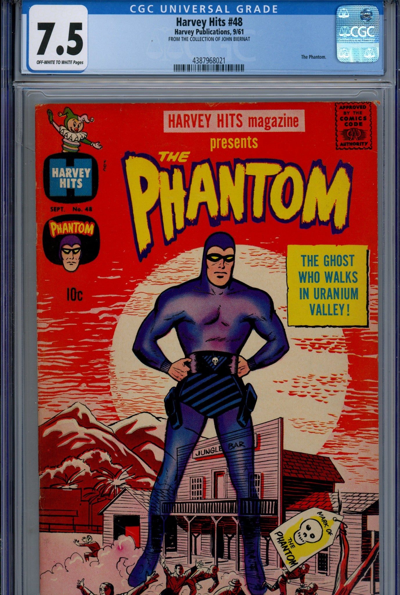 Harvey Hits 48 CGC 7.5 (VF-) (1961) 