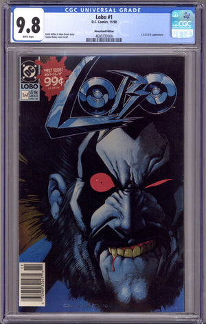Lobo Vol 1 1 CGC 9.8 (NM/M)   (1990)     Newsstand